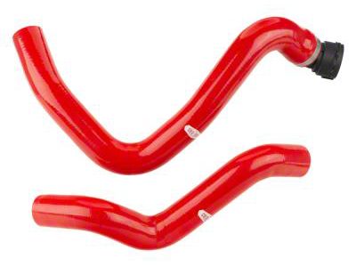 COLD-CASE Radiators Silicone Radiator Hose Kit; Red (79-93 Mustang w/ Coyote Swap; 11-14 Mustang GT)