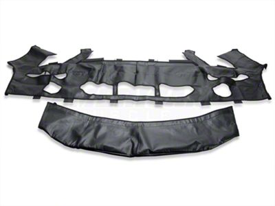 Covercraft Colgan Custom Original Front End Bra without License Plate Opening; Carbon Fiber (07-09 Mustang GT500)