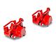 C&L Performance Series Front and Rear Brake Calipers; Red (12-20 Charger AWD SXT, Daytona, GT & R/T w/ Dual Piston Front Calipers)