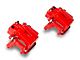 C&L Performance Series Front and Rear Brake Calipers; Red (12-20 Charger AWD SXT, Daytona, GT & R/T w/ Dual Piston Front Calipers)