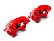 C&L Performance Series Front and Rear Brake Calipers; Red (12-20 Charger AWD SXT, Daytona, GT & R/T w/ Dual Piston Front Calipers)