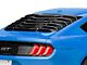 MP Concepts Rear Window Louvers with Smoked Tail Light Covers; Gloss Black (18-23 Mustang Fastback, Excluding GT350)