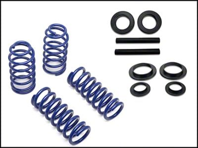 SR Performance Lowering Springs with Polyurethane Spring Isolators (79-04 Mustang Coupe, Excluding 99-04 Cobra)