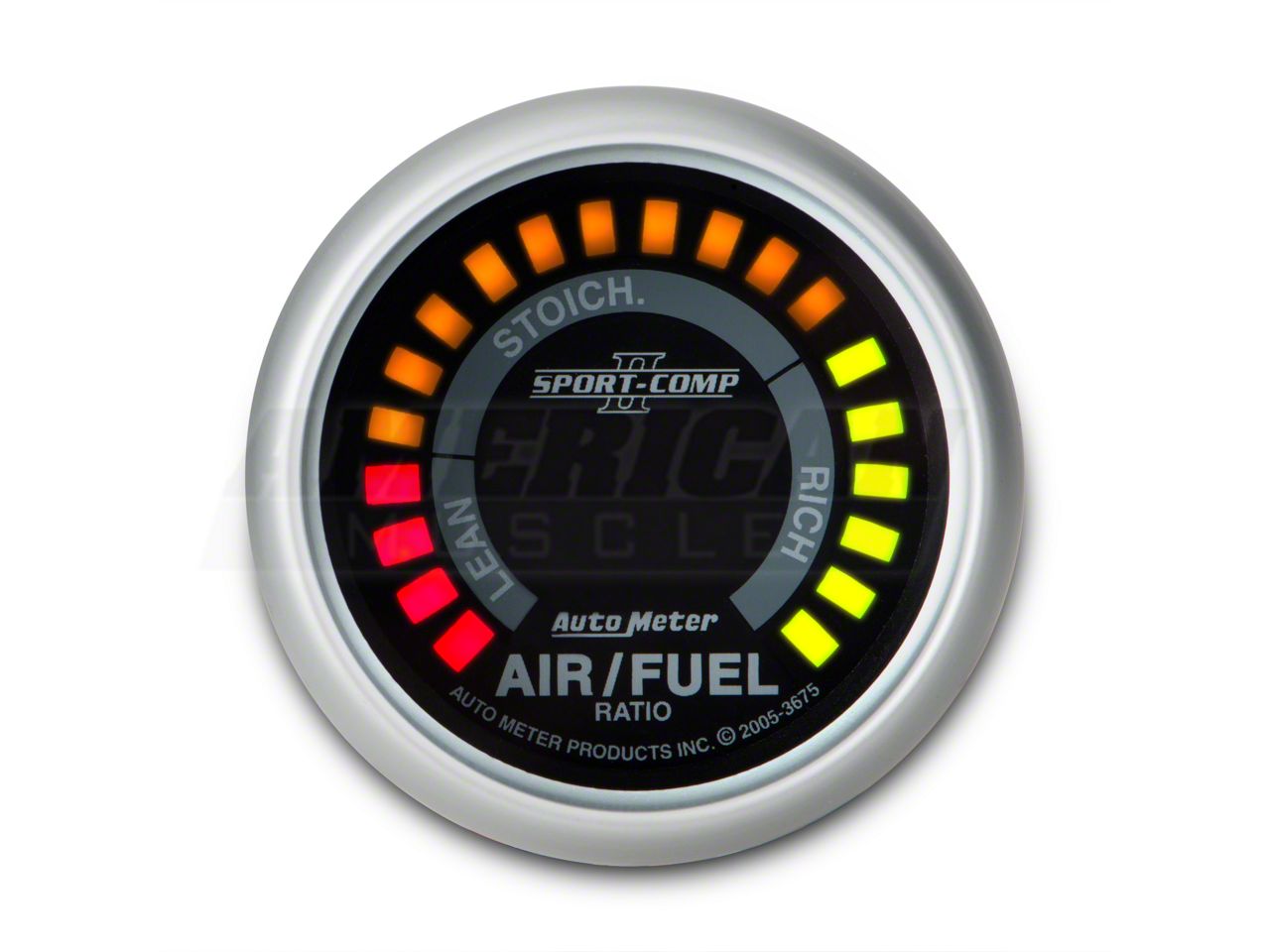 Auto Meter Mustang Sport Comp Ii Series 2 1 16 Inch Narrowband Air Fuel Ratio Gauge Lean Rich