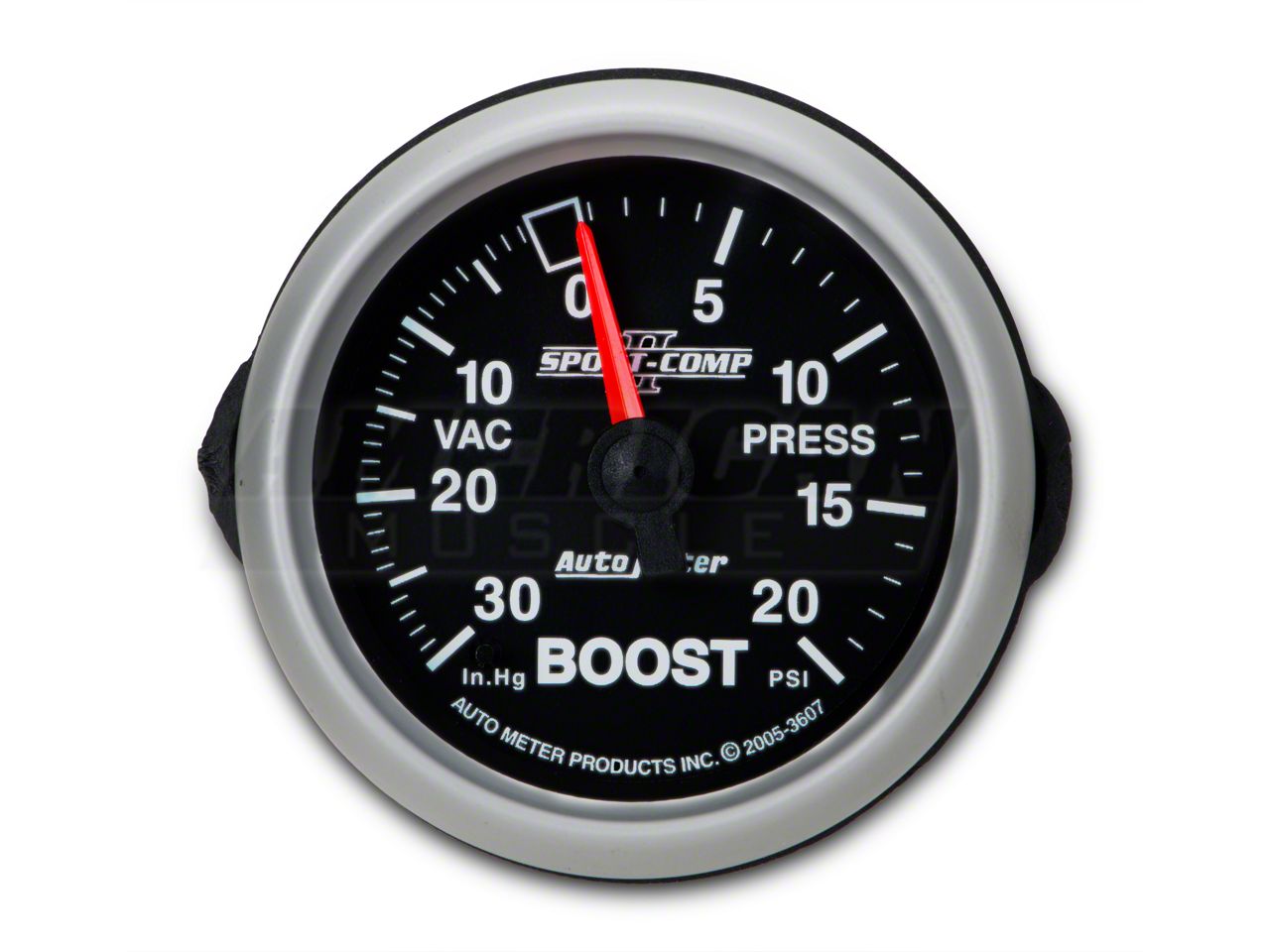 Auto Meter Mustang Sport Comp Ii Series 2 1 16 Inch Boost Vacuum Gauge 30 Inhg 20 Psi