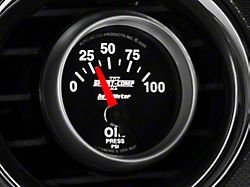 Auto Meter Sport-Comp II Series 2-1/16-Inch Oil Pressure Gauge; 0-100 PSI (Universal; Some Adaptation May Be Required)