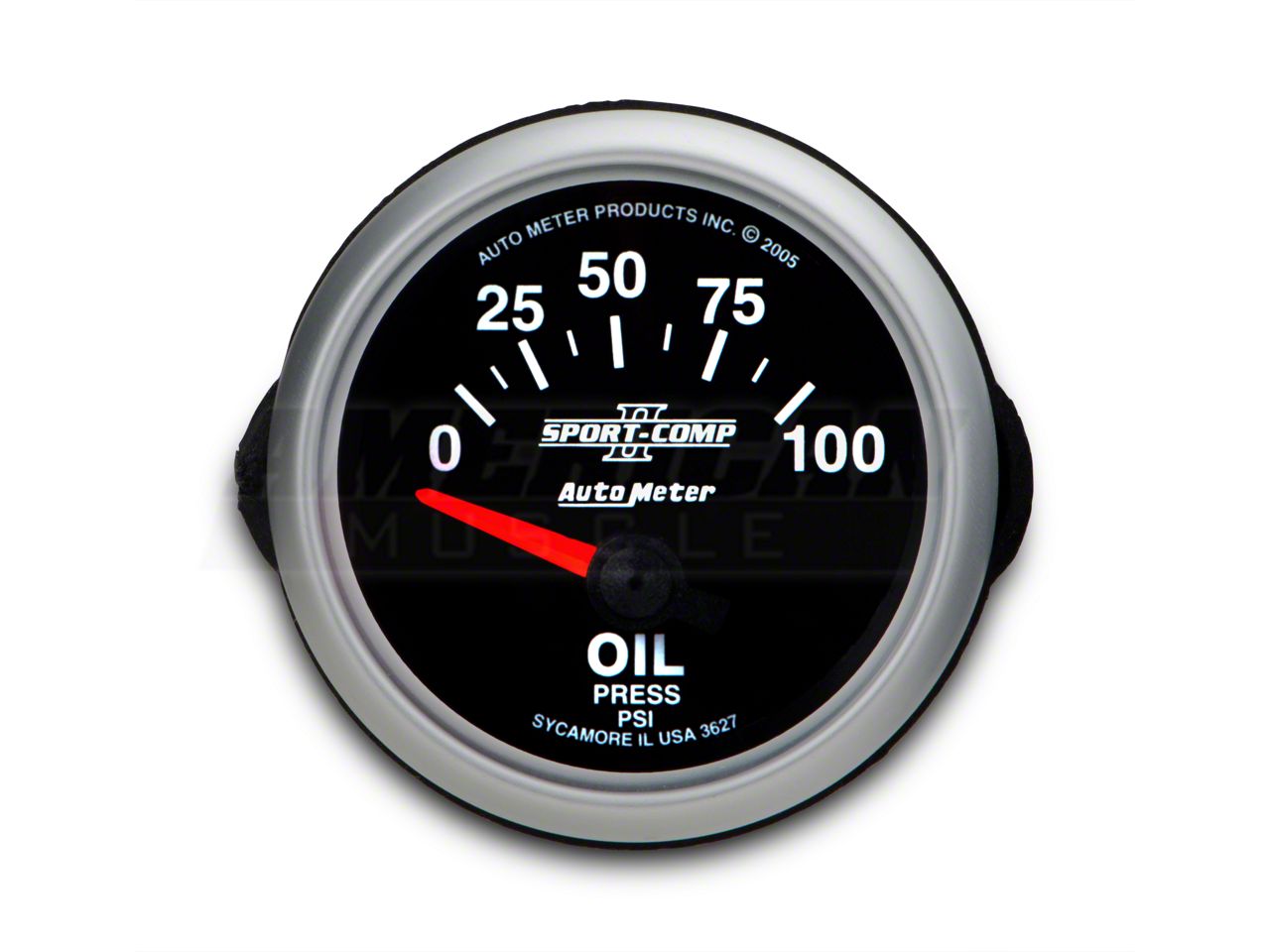 Auto Meter Mustang Sport Comp Ii Series 2 1 16 Inch Oil Pressure Gauge 0 100 Psi 3627