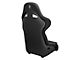 Corbeau FX1 Pro Racing Seats with Double Locking Seat Brackets; Black Cloth (10-14 Mustang)