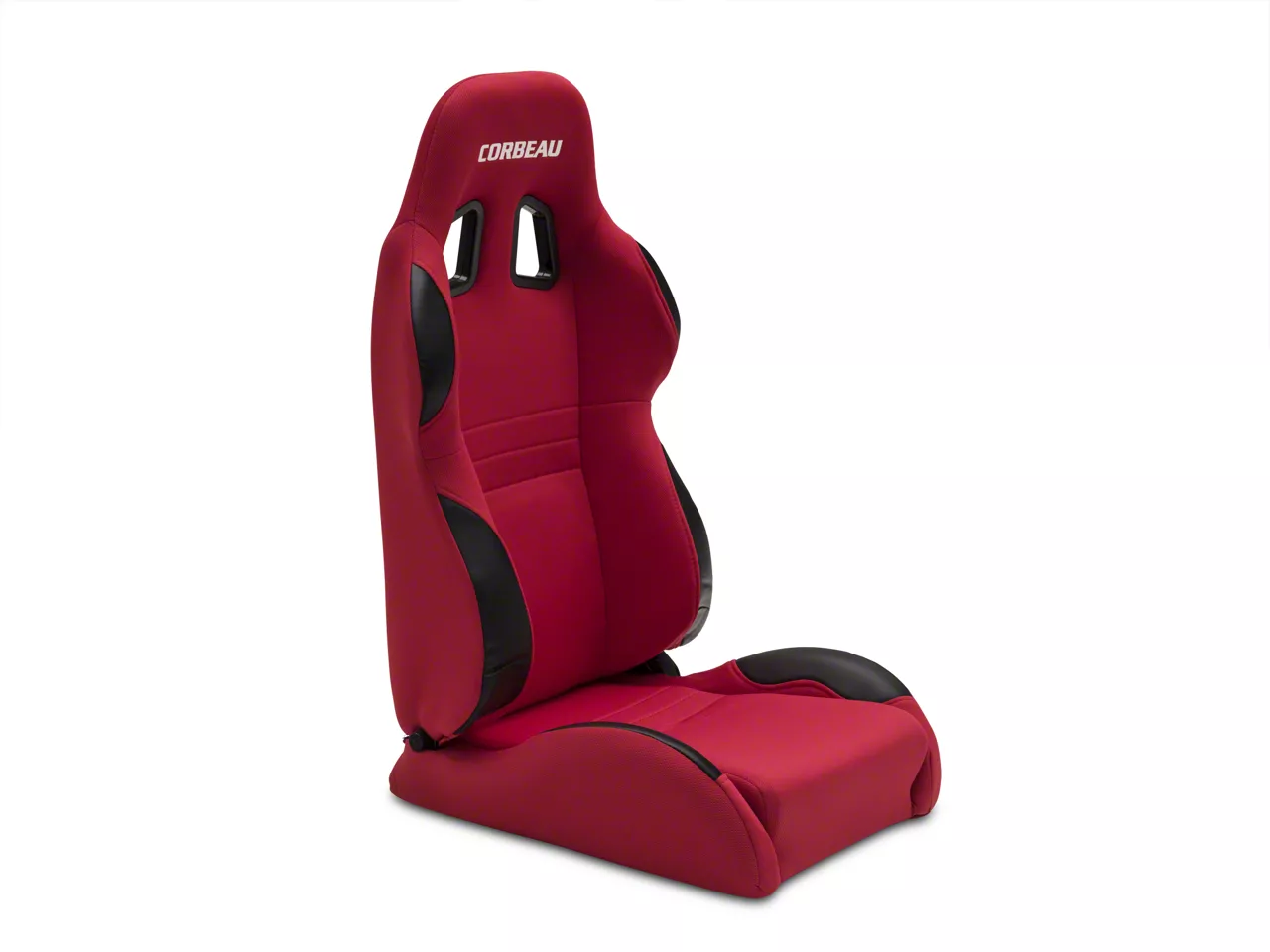 Corbeau Mustang A4 Racing Seats; Red Cloth; Pair 60097 (Universal; Some ...