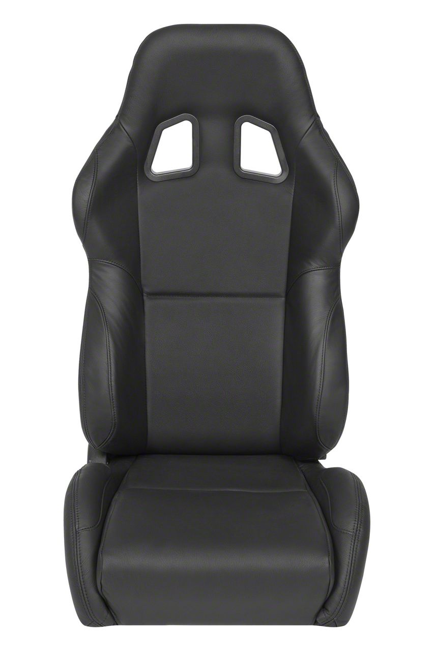 Corbeau Camaro A4 Racing Seats with Inflatable Lumbar; Black Leather ...