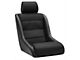 Corbeau Classic II Bucket Seats with Double Locking Seat Brackets; Black Vinyl/Cloth (10-15 Camaro)