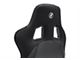 Corbeau DFX Performance Seats with Double Locking Seat Brackets; Black Vinyl/Cloth/Black Piping (16-24 Camaro)