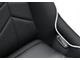 Corbeau DFX Performance Seats with Double Locking Seat Brackets; Black Vinyl/Cloth/Black Piping (16-24 Camaro)