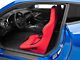 Corbeau Forza Racing Seat; Red Cloth (10-24 Camaro)
