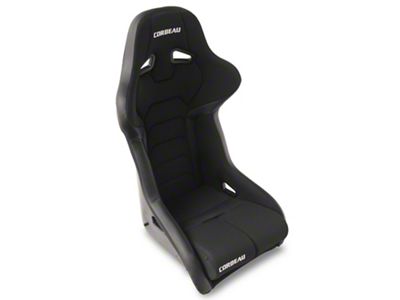 Corbeau FX1 Pro Racing Seat; Black Cloth (10-24 Camaro)