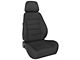 Corbeau Sport Reclining Seats with Double Locking Seat Brackets; Black Cloth (16-24 Camaro)