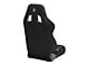 Corbeau A4 Racing Seats with Inflatable Lumbar; Black Cloth; Pair (Universal; Some Adaptation May Be Required)