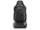 Corbeau Trailcat Reclining Seats; Black Vinyl/Gray HD Vinyl; Pair (Universal; Some Adaptation May Be Required)