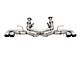 Corsa Performance Track Series Cat-Back Exhaust with Polished Tips (20-24 6.2L Corvette C8 w/o NPP Dual Mode Exhaust)