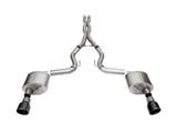 Corsa Performance Xtreme Cat-Back Exhaust with Black Tips (24-25 Mustang GT Fastback w/o Active Exhaust)