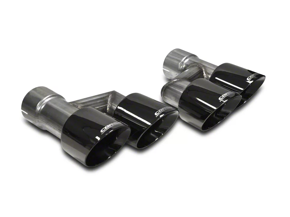 Corsa Performance 14333BLK Exhaust Tip Kit Fits 15-17 Mustang