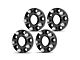 0.79-Inch 5-Lug Wheel Spacers; Black; Set of Four (84-96 Corvette C4)