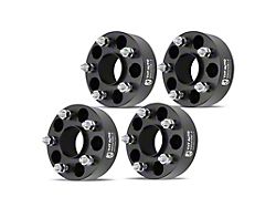 2-Inch 5-Lug Wheel Spacers; Black; Set of Four (84-96 Corvette C4)