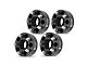 2-Inch 5-Lug Wheel Spacers; Black; Set of Four (84-96 Corvette C4)