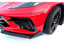 5VM Style Front Splitter with Winglets; Carbon Flash Metallic (20-24 Corvette C8)