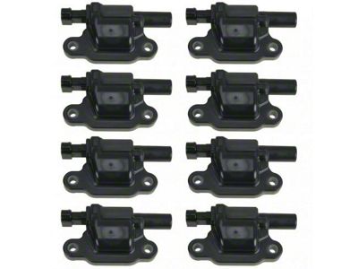 8-Piece Ignition Coil Set; Square Style (05-13 Corvette C6)