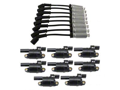 9-Piece Ignition Kit; Round Style (14-19 Corvette C7)