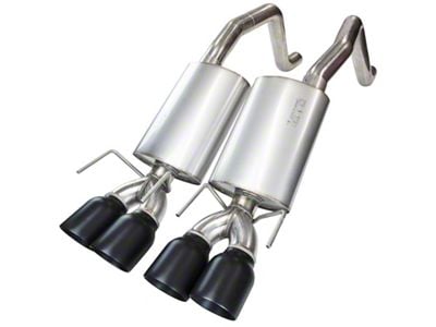 Axle-Back Exhaust with Black Quad Tips (05-13 Corvette C6)