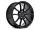 C6 Cup Replica Gloss Black Wheel; Front Only; 19x10 (06-13 Corvette C6 Grand Sport, Z06)