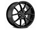 C6 Z06 Spyder Replica Gloss Black Wheel; Front Only; 18x8.5 (14-19 Corvette C7 Stingray)