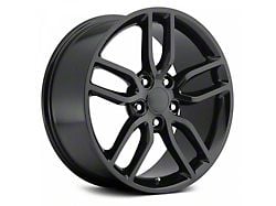 C7 Z51 Replica Gloss Black Wheel; Rear Only; 20x10; 79mm Offset (14-19 Corvette C7 Stingray)