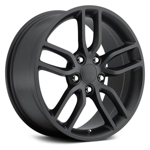 Corvette C Z Replica Satin Black Wheel Rear Only X