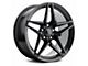 C7 ZR1 Replica Satin Black Wheel; Rear Only; 18x9.5 (97-04 Corvette C5)