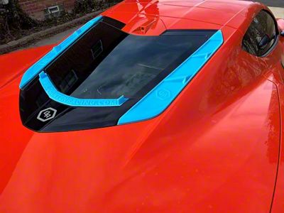 Car Wash Covers; Blue (20-25 Corvette C8 Coupe)