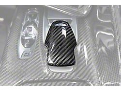 Center Console Switch Panel Cover; Carbon Fiber (20-25 Corvette C8)