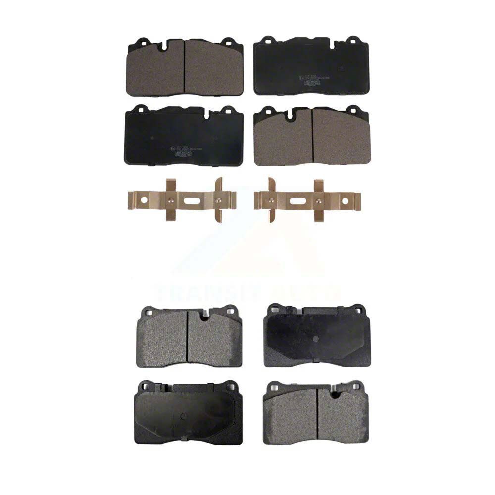 Corvette Ceramic Brake Pads; Front and Rear (09-13 Corvette C6 ZR1; 12 ...