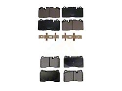 Ceramic Brake Pads; Front and Rear (09-13 Corvette C6 ZR1; 12-13 Corvette C6 Z06 w/ Carbon Ceramic Brakes; 15-19 Corvette C7 Grand Sport & Z06 w/ Z07 Brake Package)