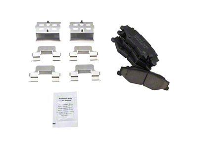 Ceramic Brake Pads; Rear Pair (97-04 Corvette C5; 05-13 Corvette C6 Base)