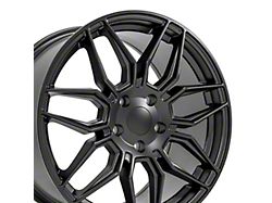 CV03C Replica Satin Black Wheel; Rear Only; 19x10 (14-19 Corvette C7 Stingray)