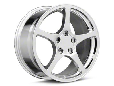 CV05 Chrome Wheel; Front Only; 17x8.5; 58mm Offset (97-04 Corvette C5)