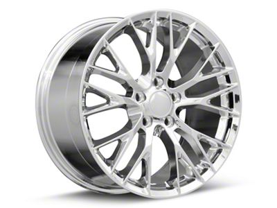 CV22 Chrome Wheel; Front Only; 18x8.5; 56mm Offset (05-13 Corvette C6)