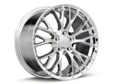 CV22 Chrome Wheel; Rear Only; 18x10.5; 56mm Offset (97-04 Corvette C5)