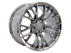 CV22 Chrome Wheel; Rear Only; 19x10 (05-13 Corvette C6)