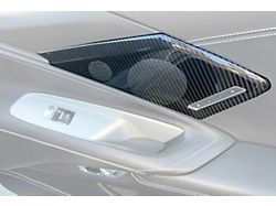 Door Speaker Covers; Carbon Fiber (20-24 Corvette C8)