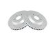 Drilled and Slotted Rotors; Front Pair (97-04 Corvette C5)