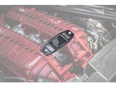 Engine Bay Builder Plaque; Carbon Fiber (23-25 Corvette C8 Z06)